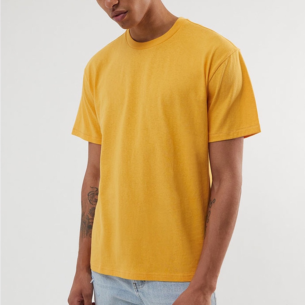PS Basics Reece Gold Regular Fit T-Shirt